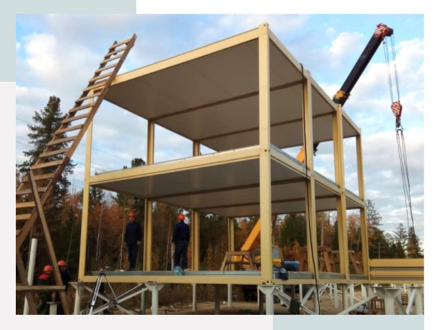 Строительство модульных здания Комсомольск-на-Амуре