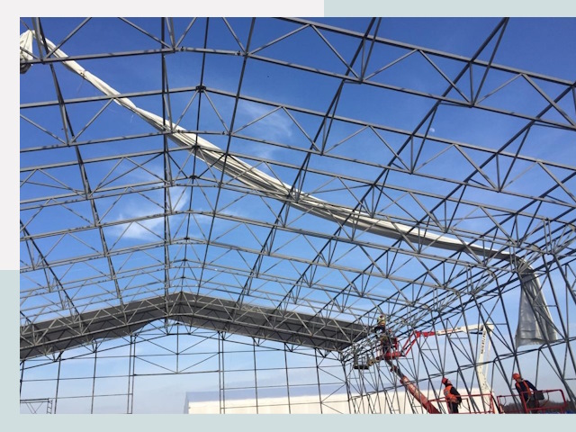 Шатровые ангары от 612 руб. в Комсомольске-на-Амуре и Хабаровском крае