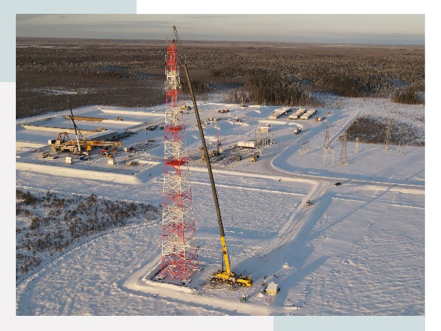 Мачты связи в Комсомольске-на-Амуре