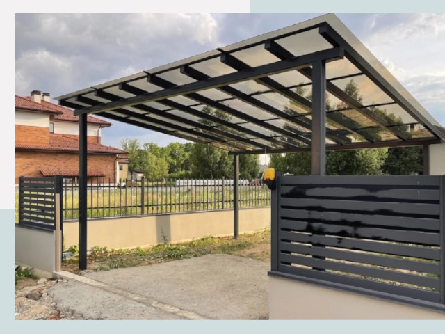 Металлические навесы в Комсомольск-на-Амуре от 612 руб. за м²