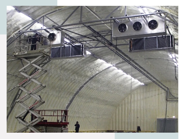 Оснащение ангаров в Комсомольске-на-Амуре