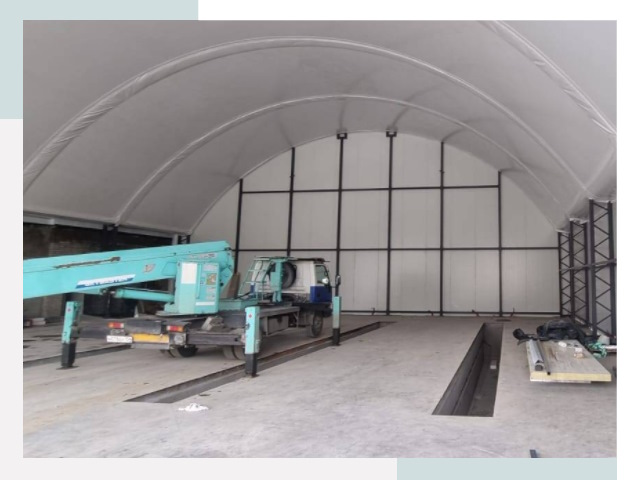 Внутреннее оснащение ангаров в Комсомольске-на-Амуре