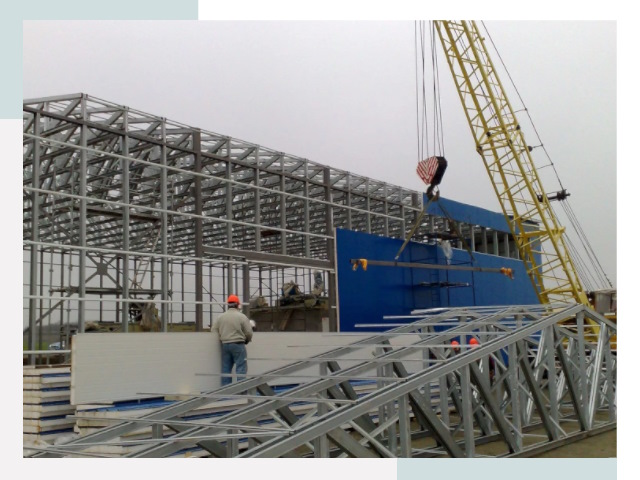 Монтаж ангаров в Комсомольске-на-Амуре